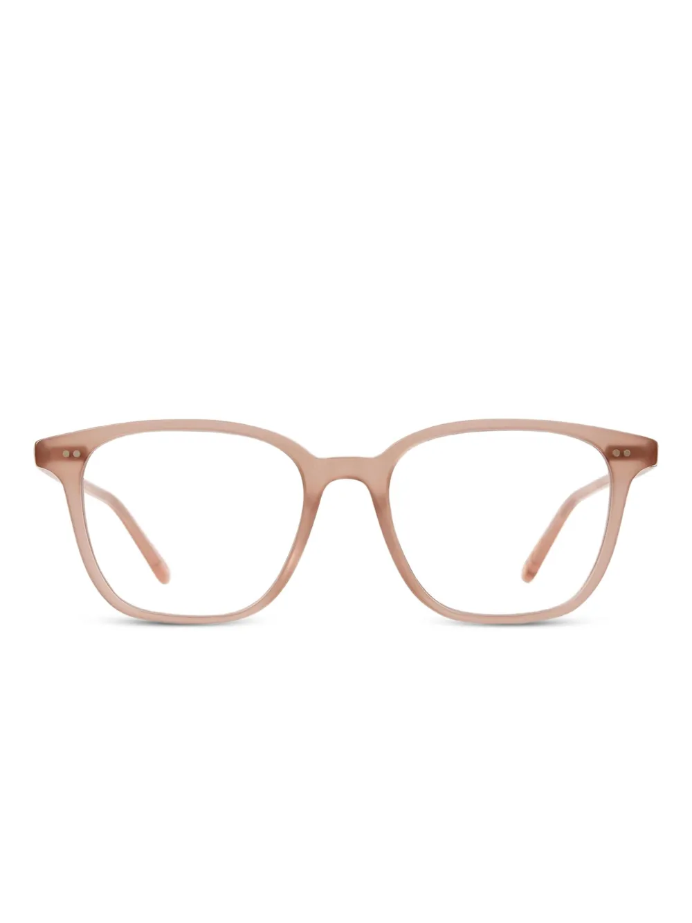 Garrett Leight Carina bril met vierkant montuur Roze