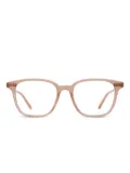 Garrett Leight Carina square acetate glasses - Pink
