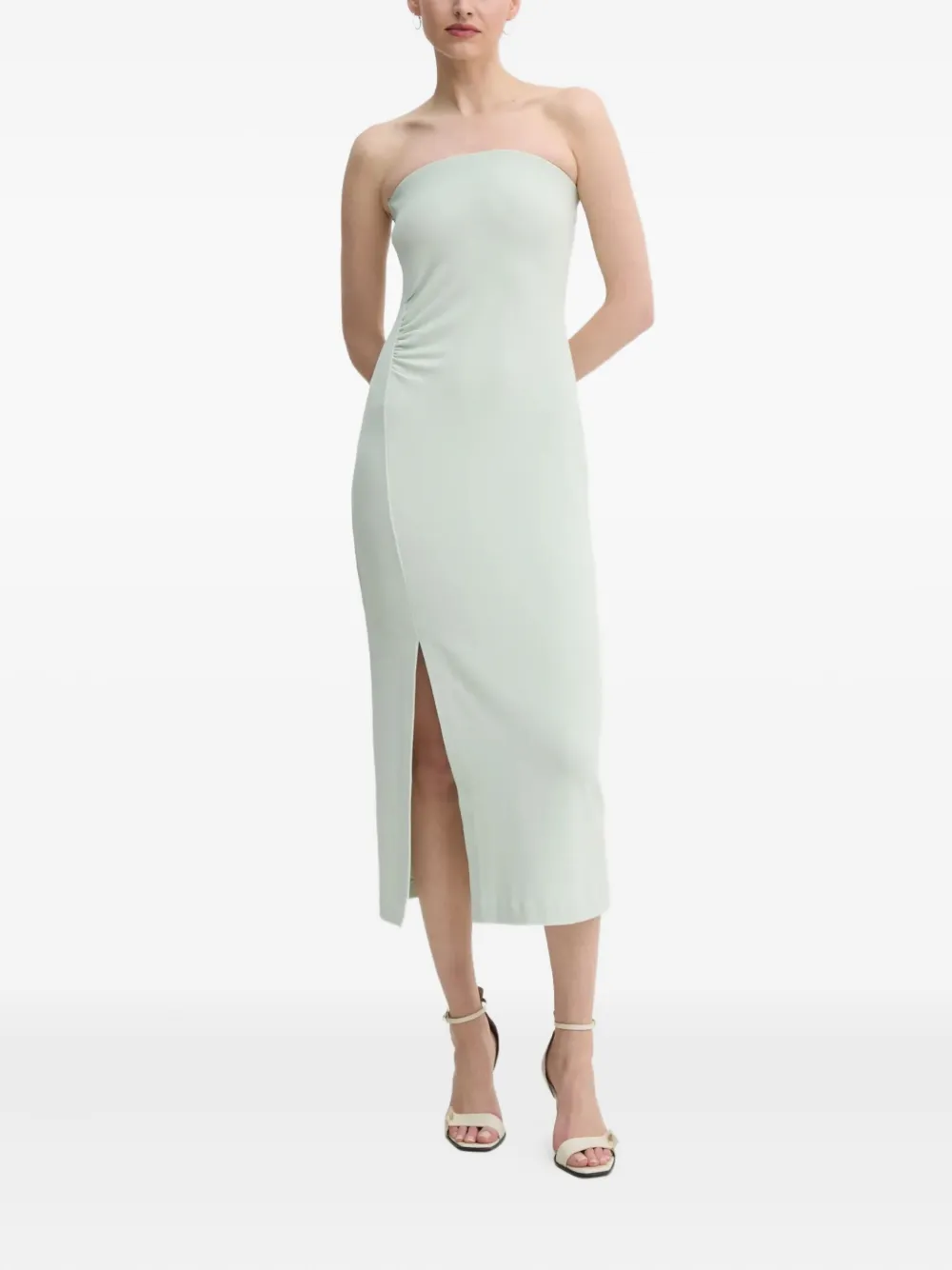 Day Birger Et Mikkelsen Side-seam Split Dress In Gray
