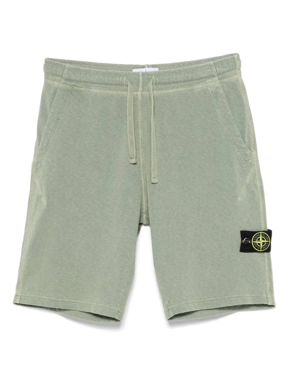 Stone Island Trainingsshorts met Compass-logopatch Groen