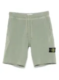 Stone Island Compass-badge track shorts - Green