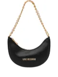 Love Moschino chain-link shoulder bag - Black