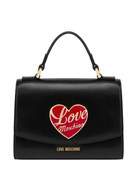 Love Moschino شنطة عملية بأبليكة قلب