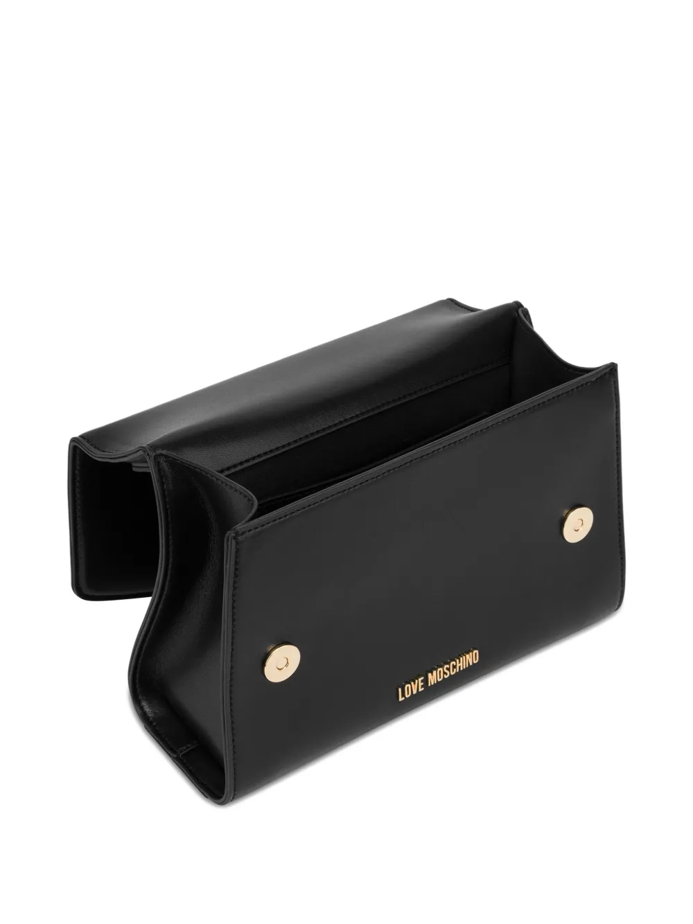 Love Moschino Shopper met hartpatch Zwart