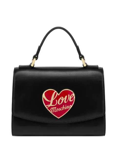 Love Moschino heart-appliqué tote bag