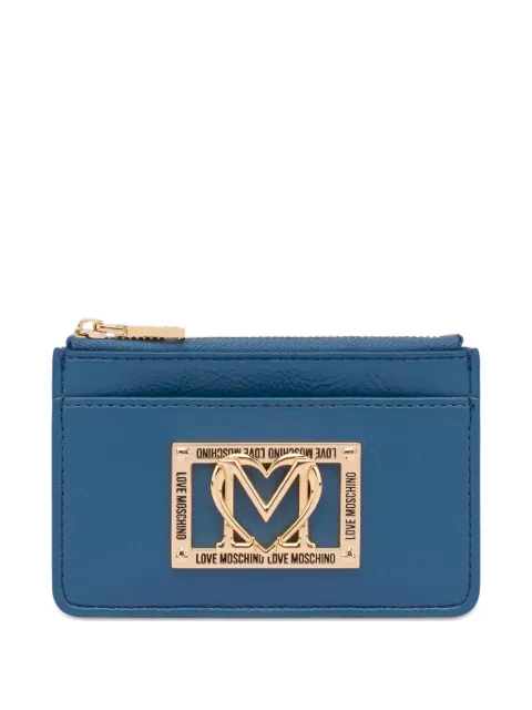 Love Moschino logo-plaque wallet