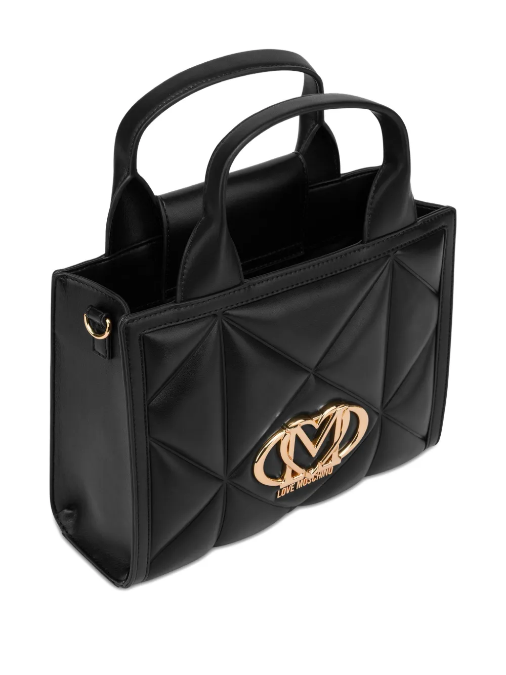 Love Moschino Heuptas met logoplakkaat Zwart