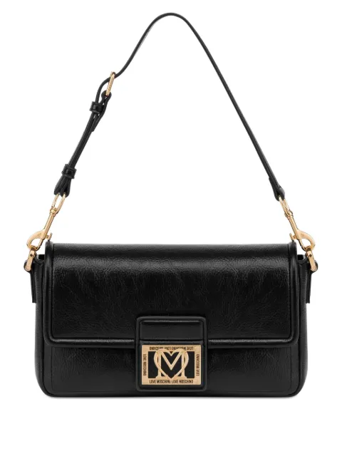 Love Moschino logo-plaque shoulder bag