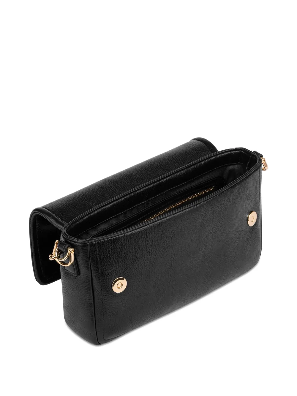 Love Moschino Schoudertas met logoplakkaat Zwart
