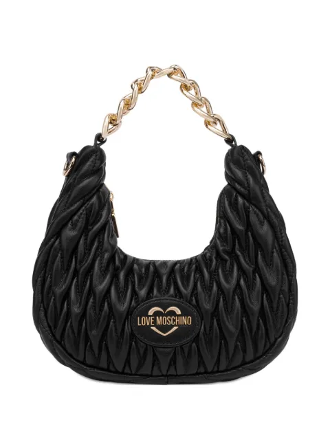 Love Moschino logo-lettering shoulder bag