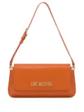 Love Moschino logo-lettering shoulder bag - Orange