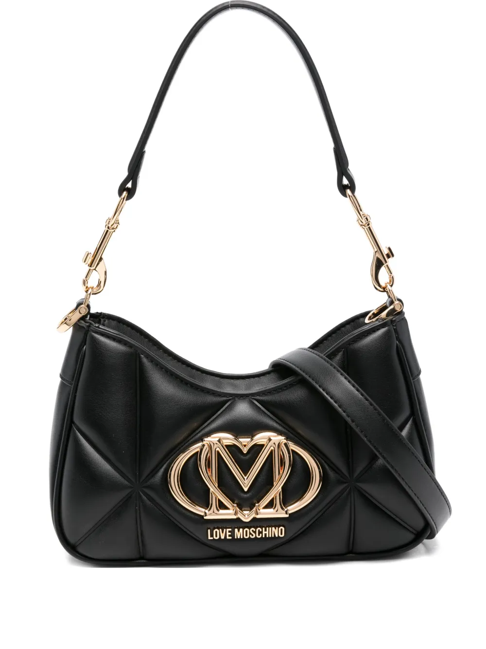 Love Moschino logo-plaque tote bag | Black | Image 1