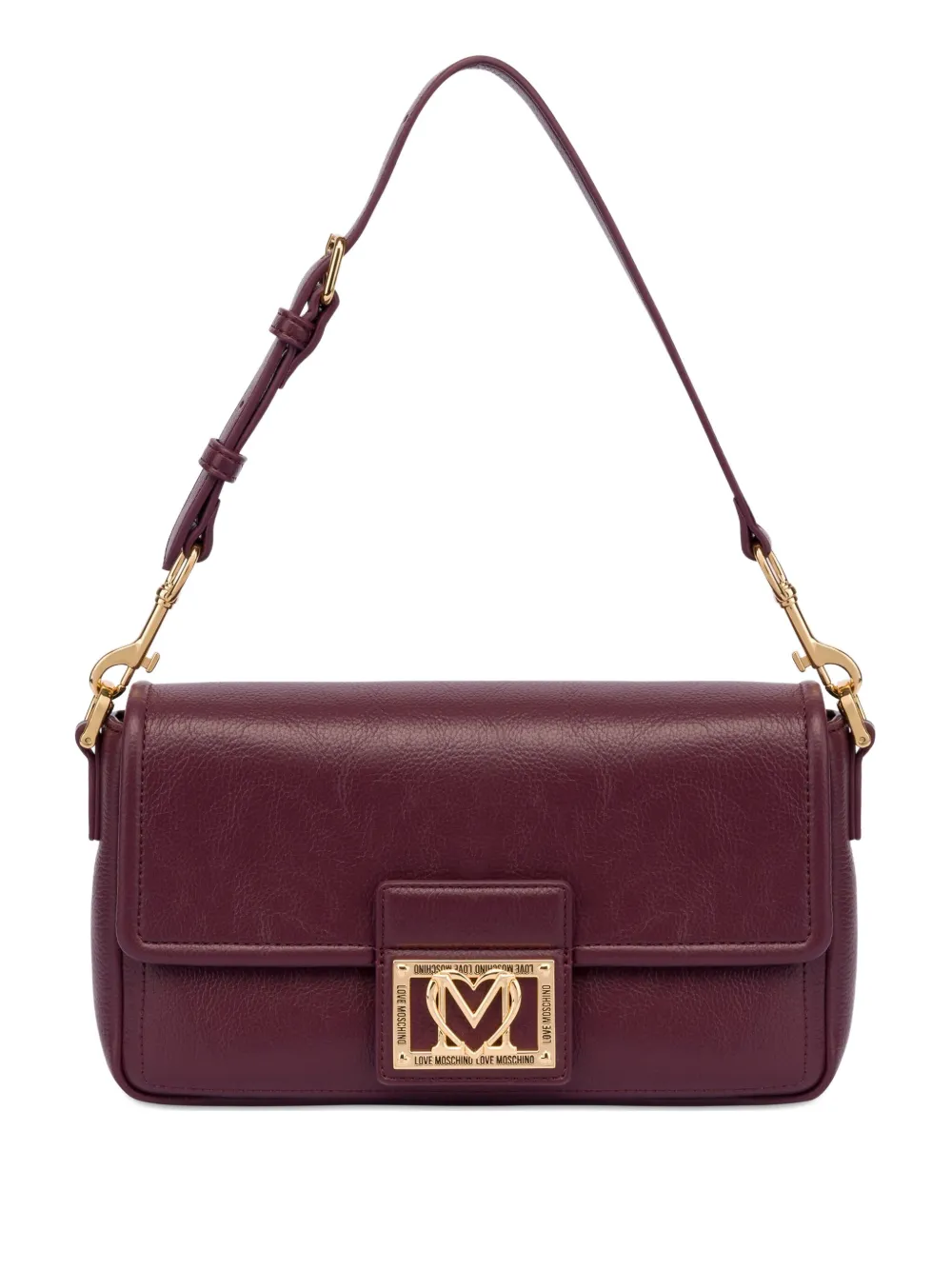 Love Moschino Schoudertas met omslag Paars