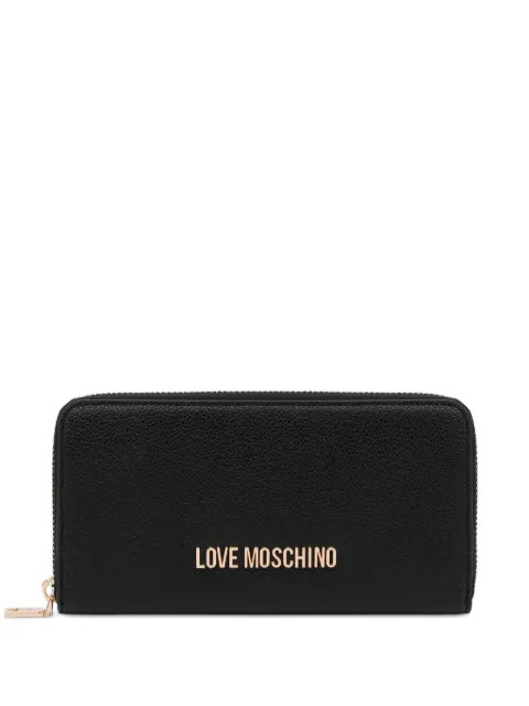 Love Moschino logo-plaque wallet