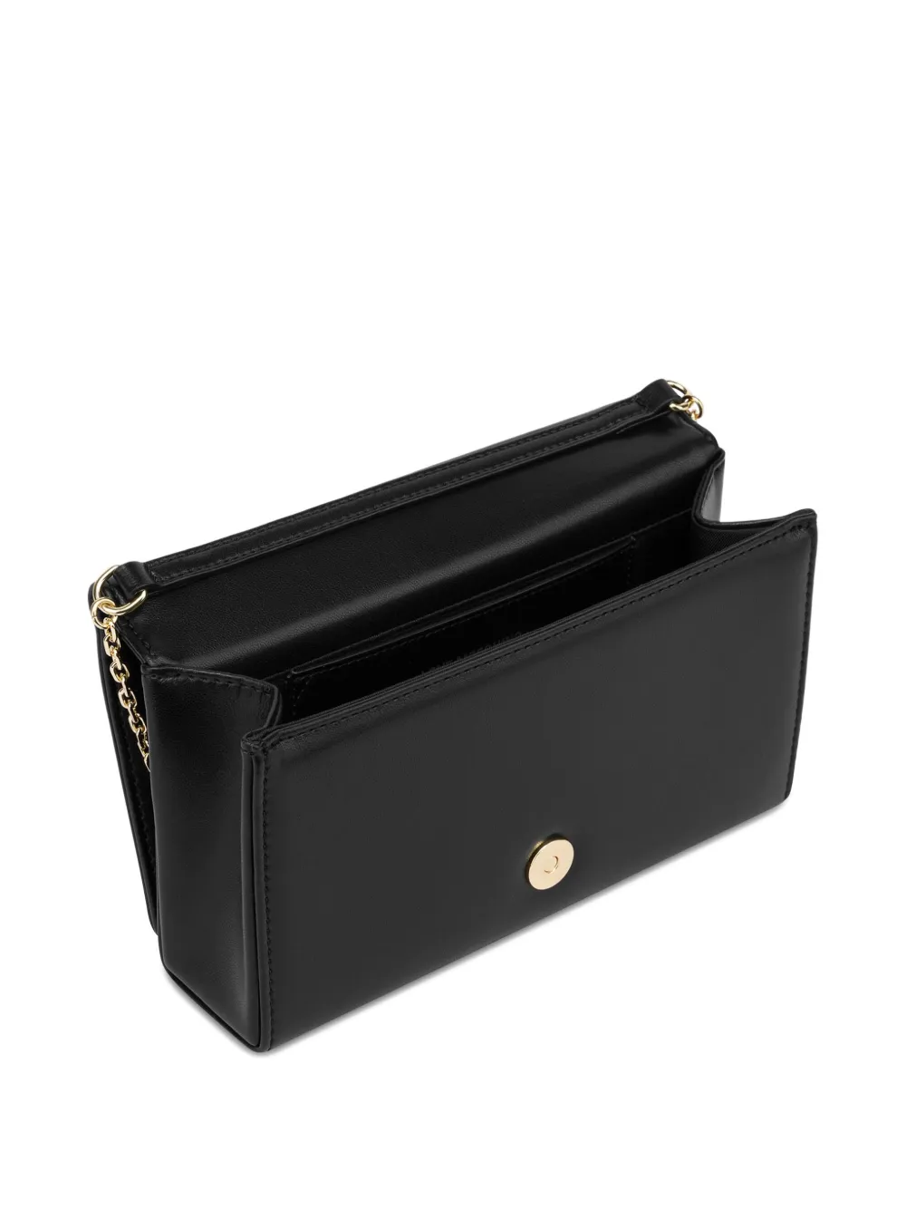 Love Moschino Clutch met hartapplicatie Zwart