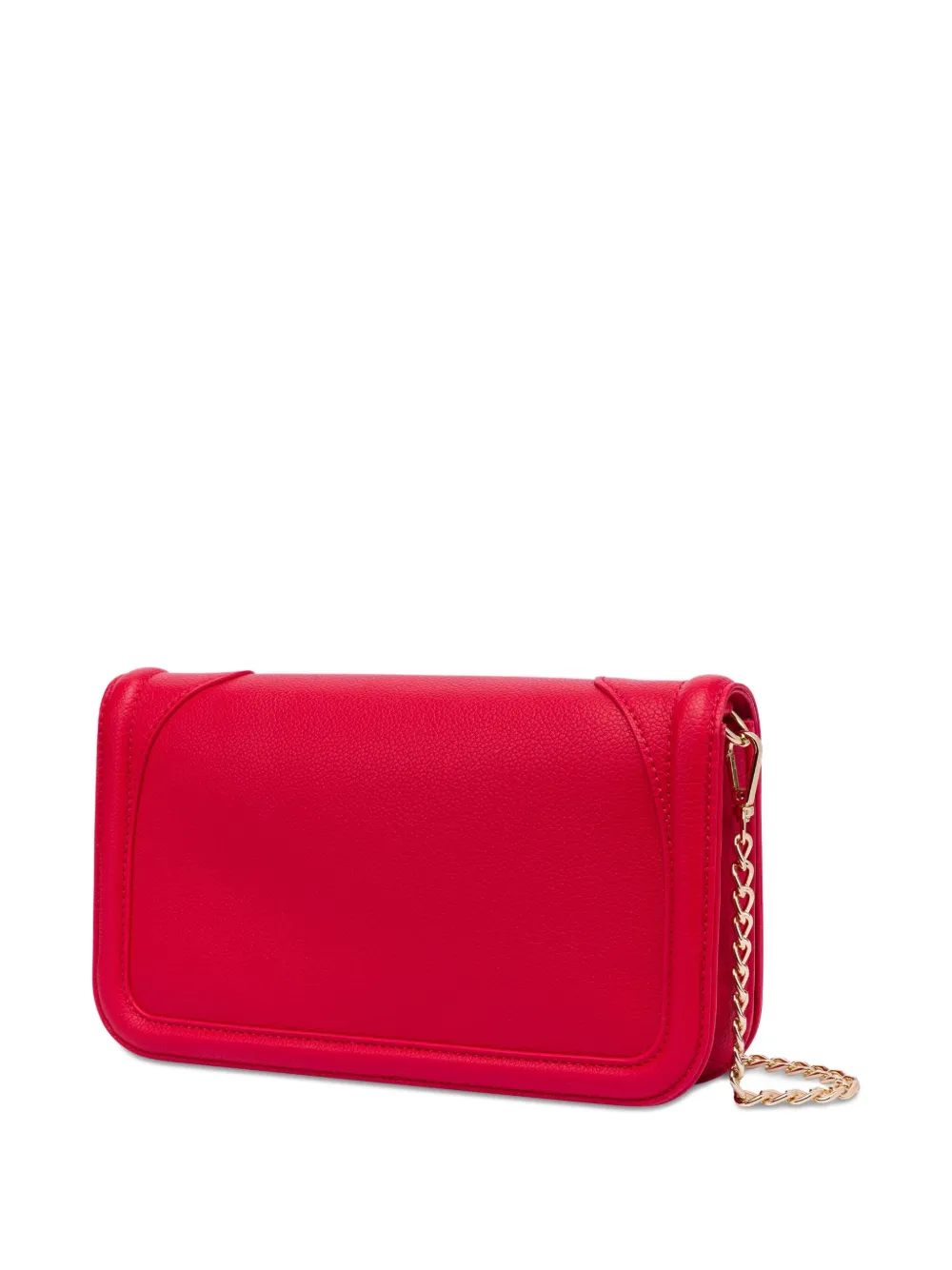 Love Moschino Clutch met logoplakkaat Rood