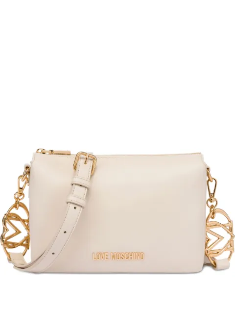 Love Moschino heart-plaque crossbody bag