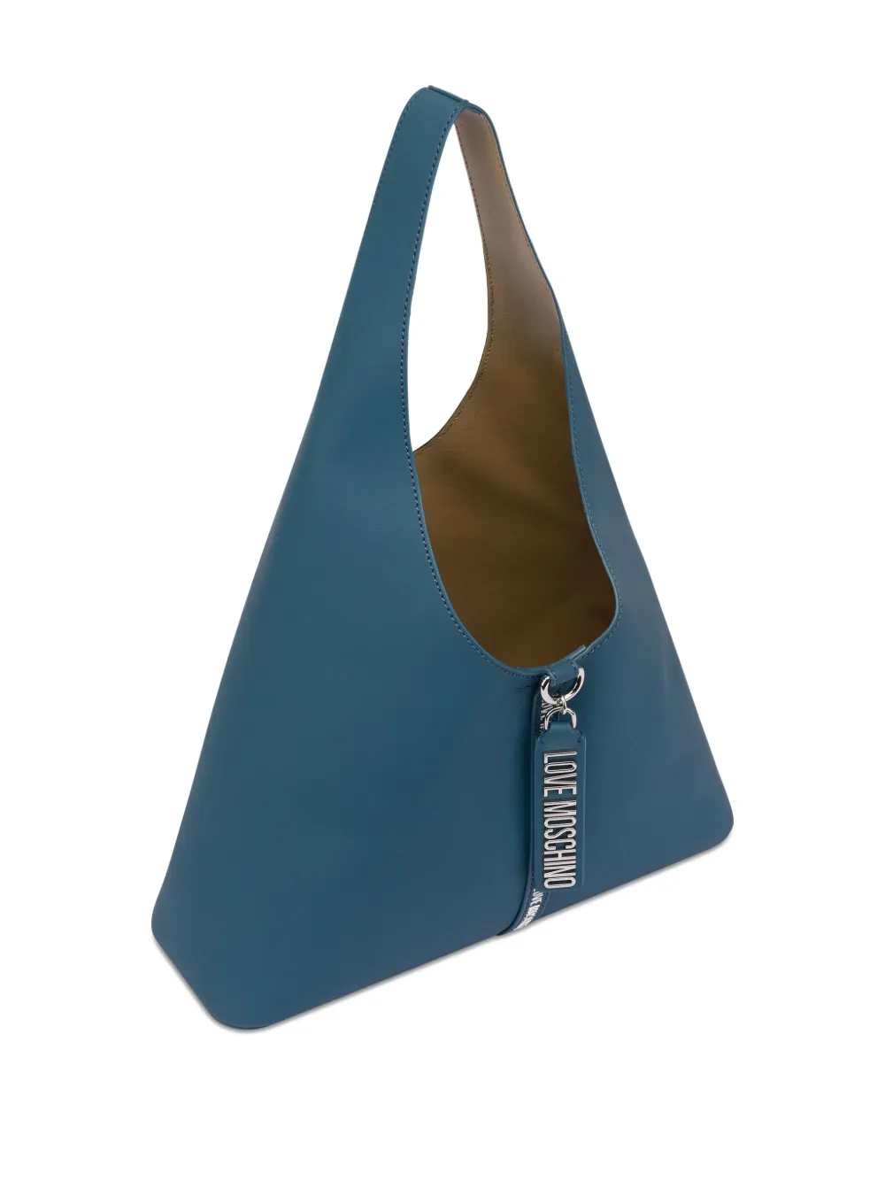 Love Moschino Schoudertas met logo Blauw