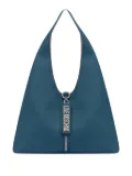 Love Moschino logo-lettering shoulder bag - Blue
