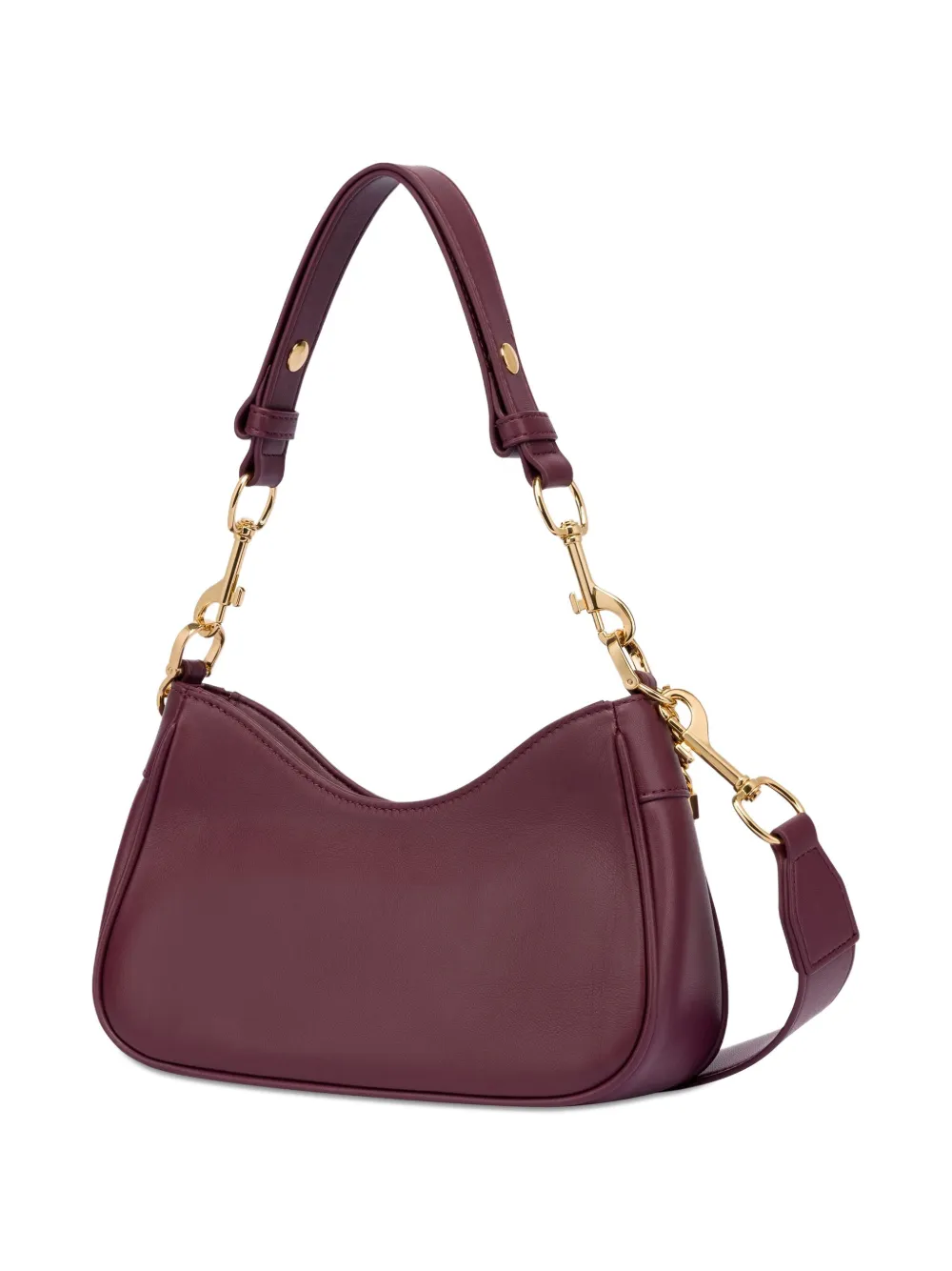 Love Moschino Schoudertas met logo - Paars