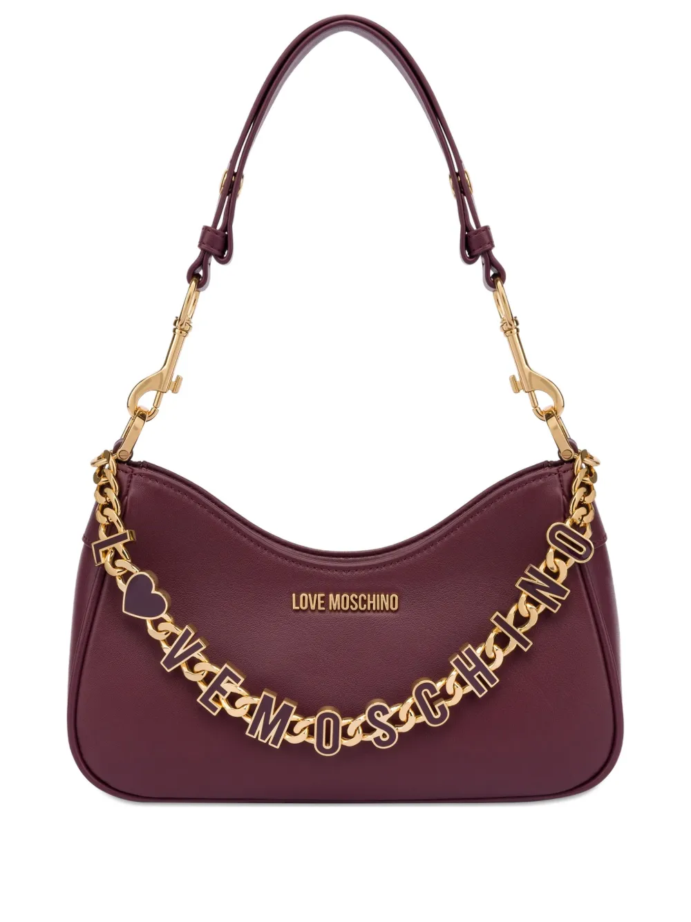 logo-lettering shoulder bag