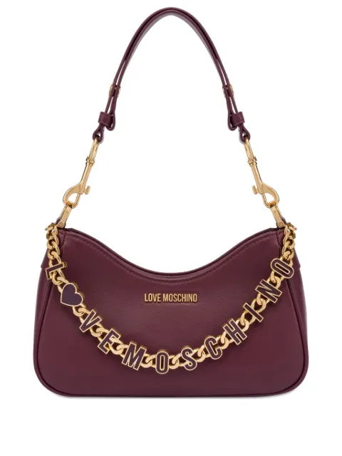 Love Moschino logo-lettering shoulder bag