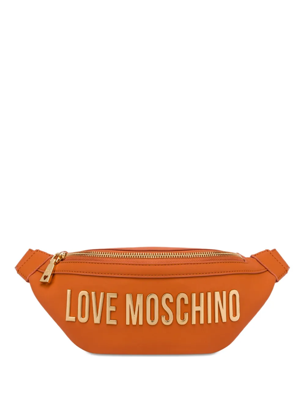 Love Moschino logo-lettering belt bag | Orange | Image 1