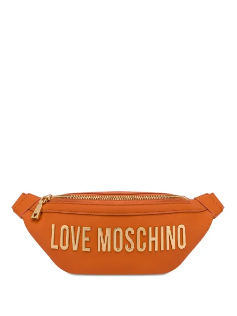 Love Moschino شنطة وسط بزينة حروف شعار الماركة