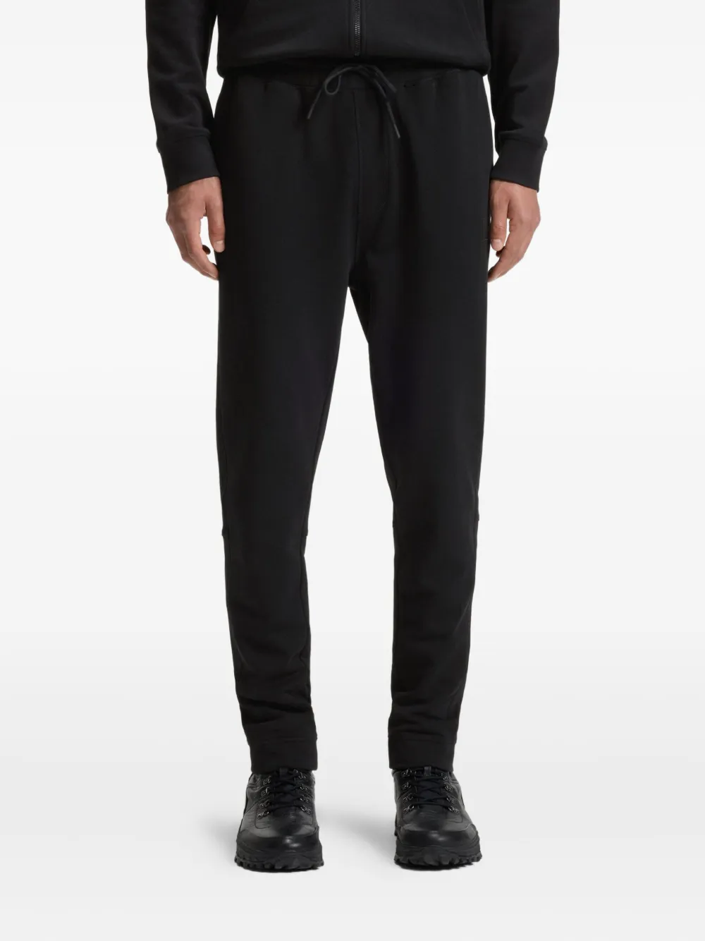 Hugo Boss Logo-print Track Pants In Black