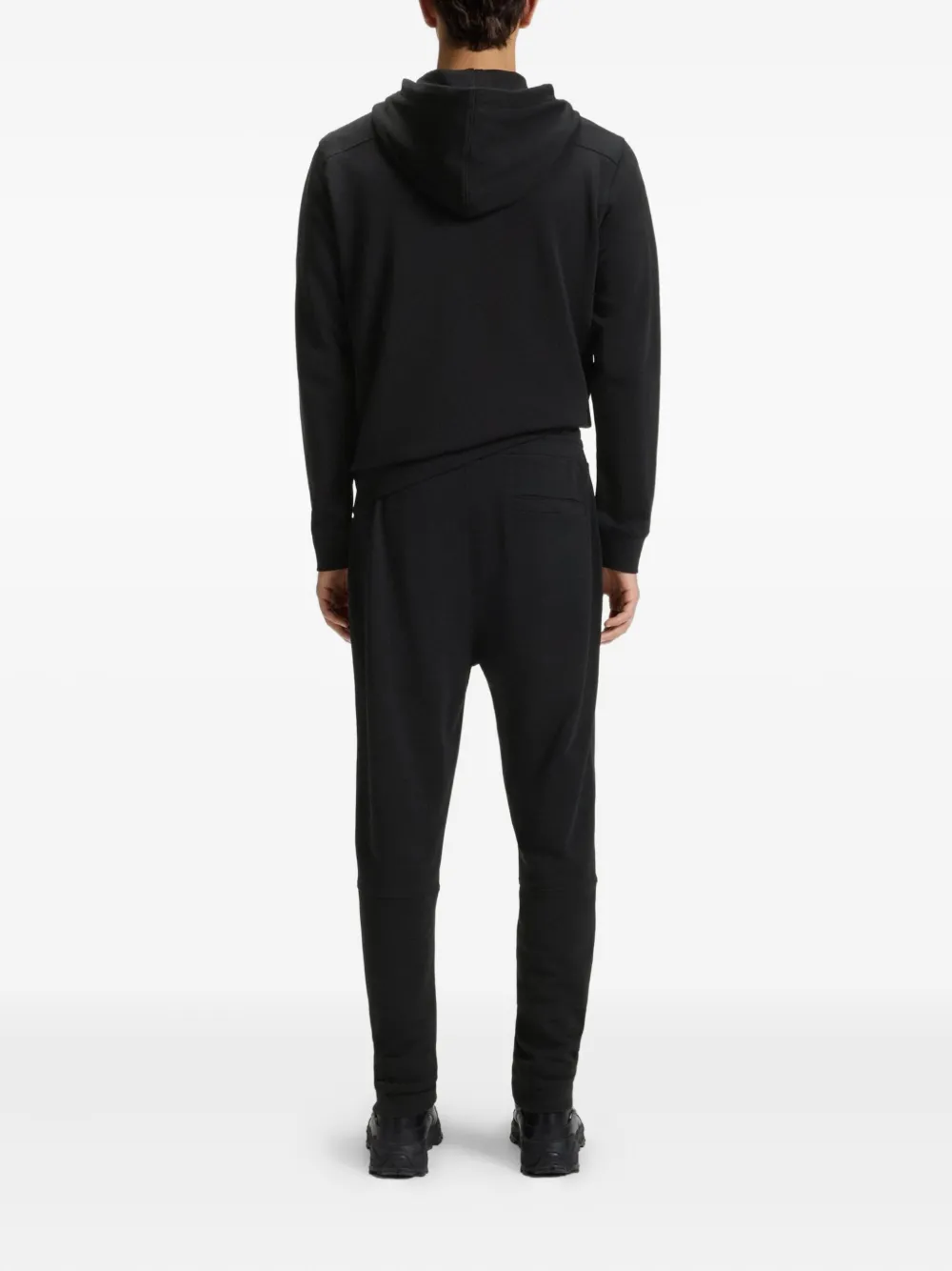 Hugo Boss Logo-print Track Pants In Black