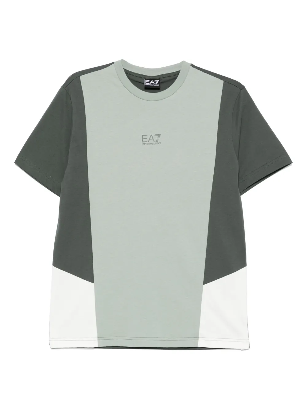 Ea7 Emporio Armani playera con diseño color block | verde | Image 1