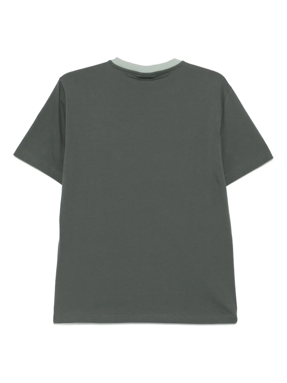 Ea7 Emporio Armani colourblock jersey T-shirt - Groen