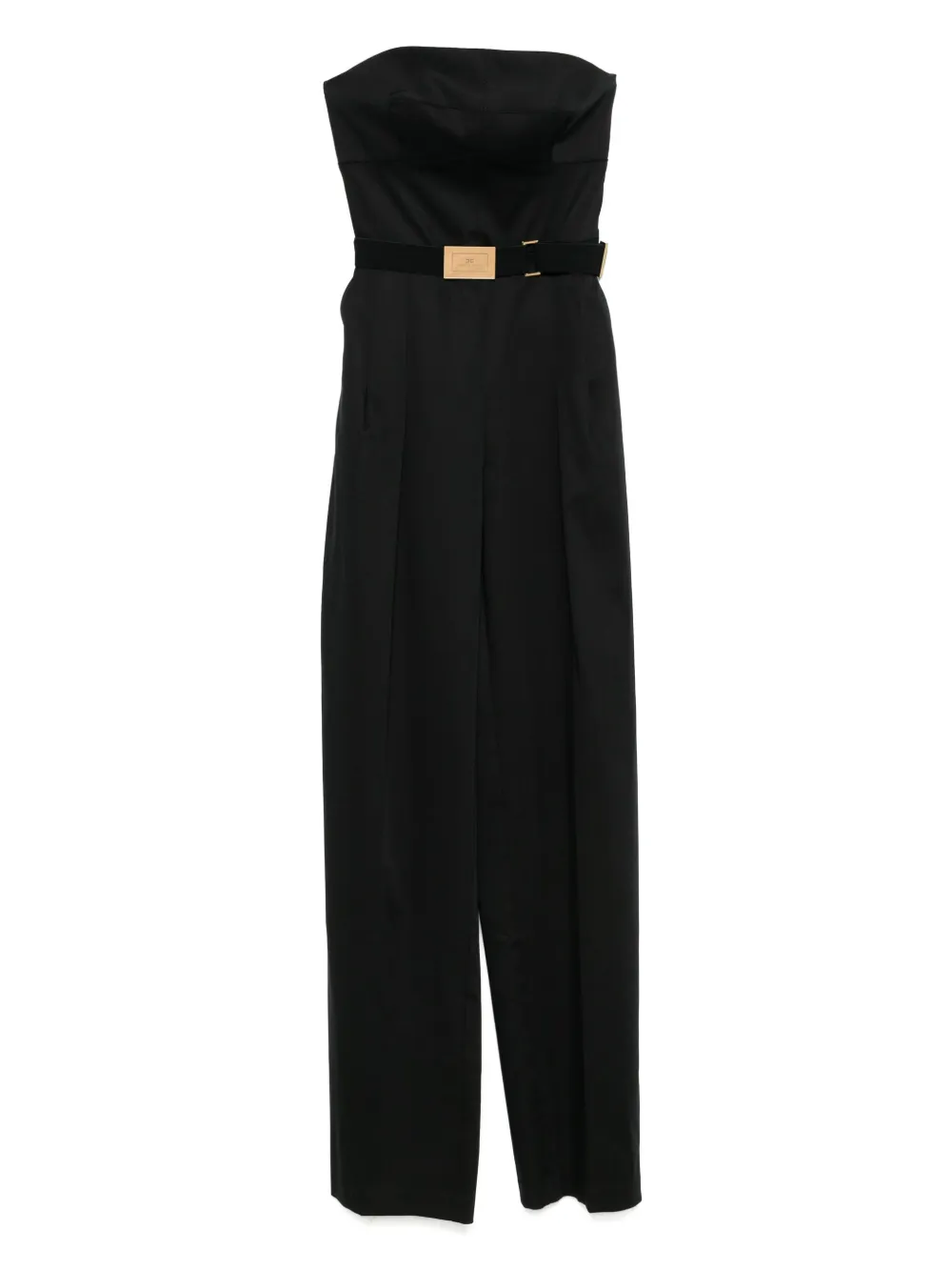 Elisabetta Franchi Macacão com cadarço cruzado | Preto | Image 1