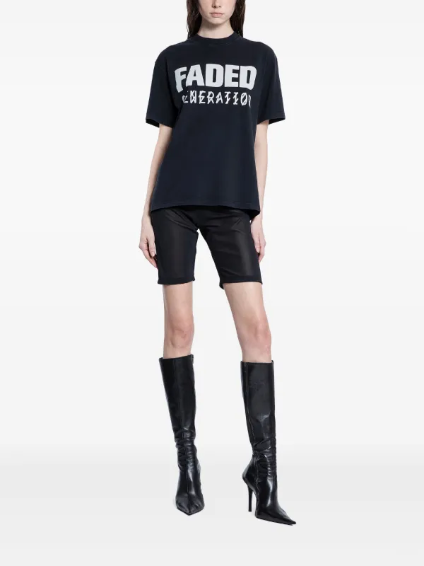 トップス 2010s NO.ID Back Cross L/S Tee SAINT Mxxxxxx - Ideological Abnormality Distressed Printed