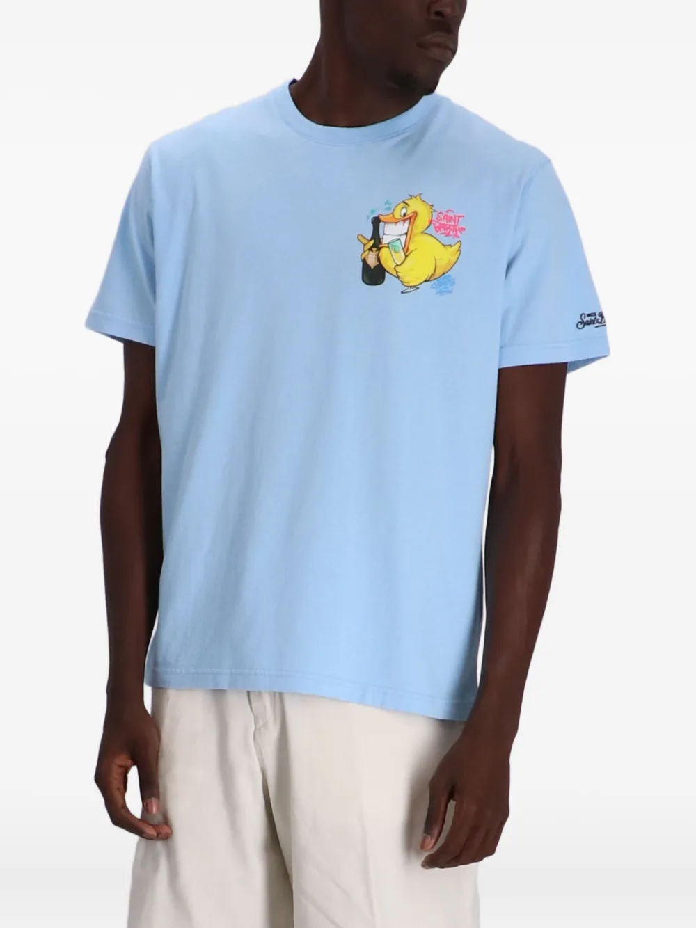 MC2 Saint Barth Katoenen T-shirt Blauw