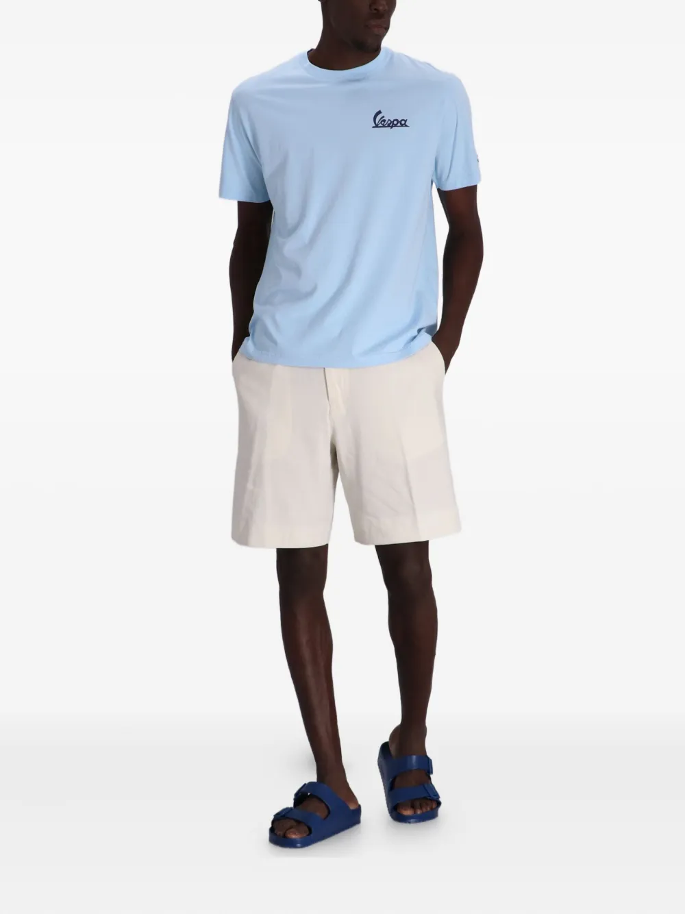 MC2 Saint Barth Vespa T-shirt Blauw