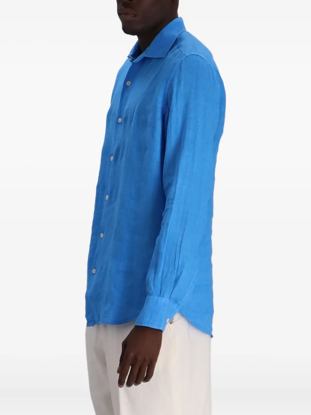 MC2 Saint Barth Linnen overhemd Blauw