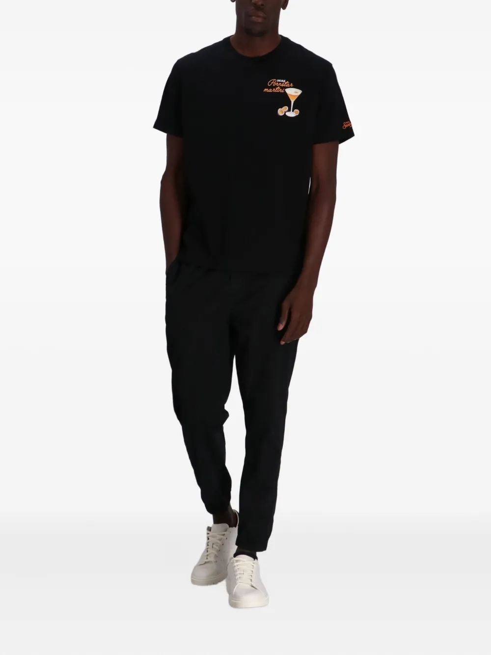 MC2 Saint Barth Katoenen T-shirt - Zwart