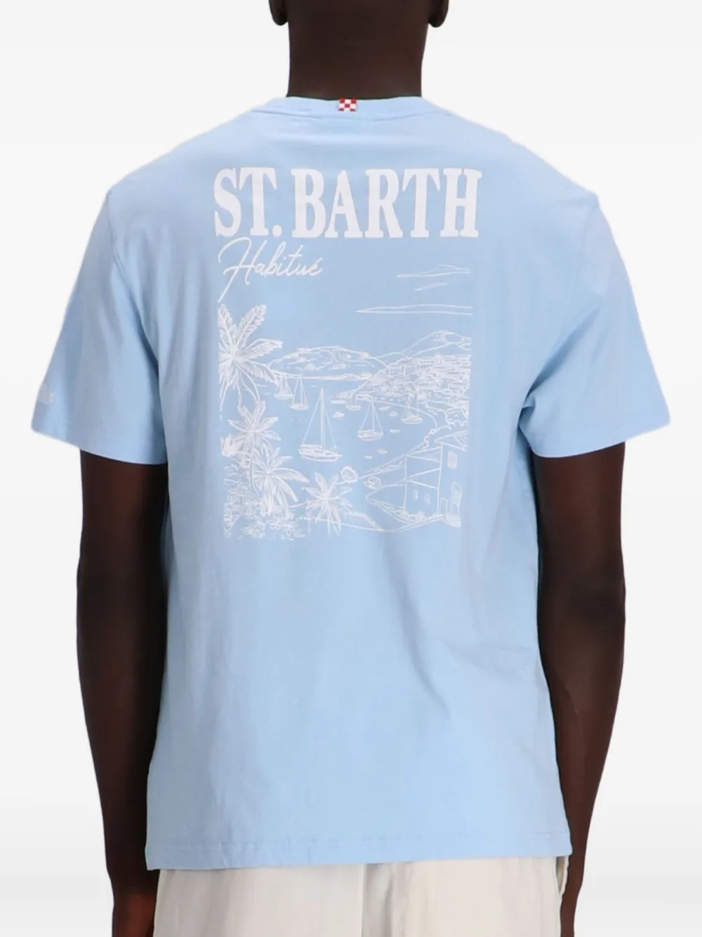 MC2 Saint Barth St. Barth T-shirt Blauw