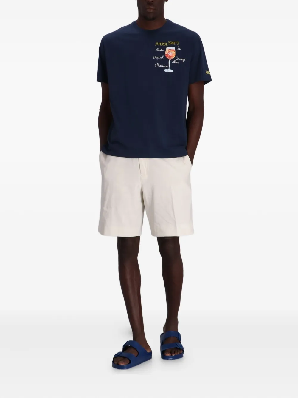 MC2 Saint Barth Katoenen T-shirt Blauw