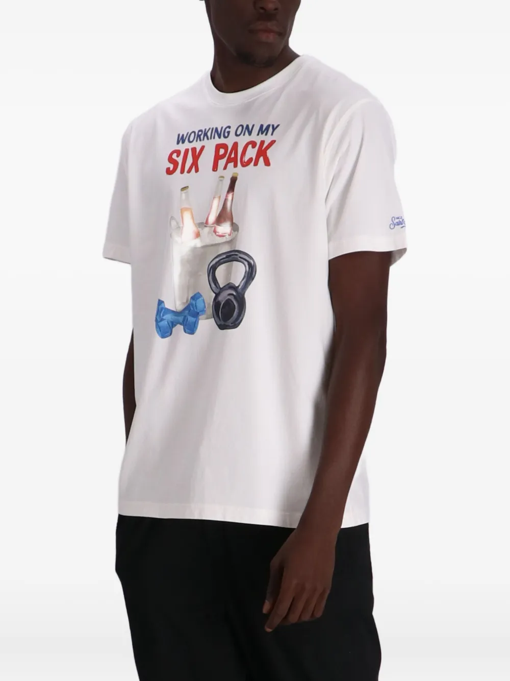 MC2 Saint Barth Katoenen T-shirt Wit