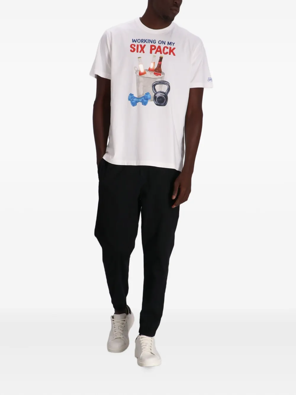MC2 Saint Barth Katoenen T-shirt - Wit