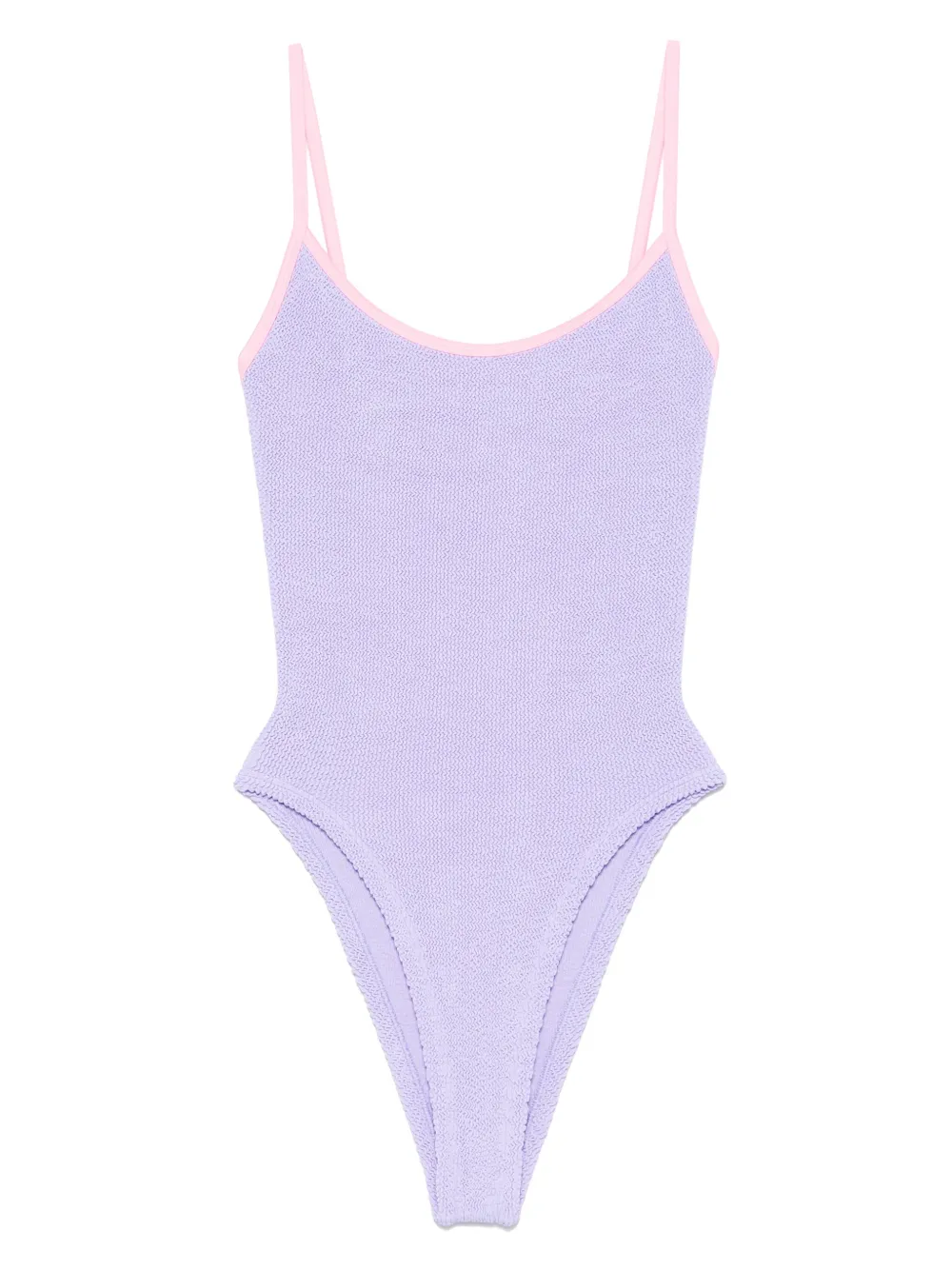 Hunza G ruched swimsuit - パープル Hunza G ruched swimsuit - パープル