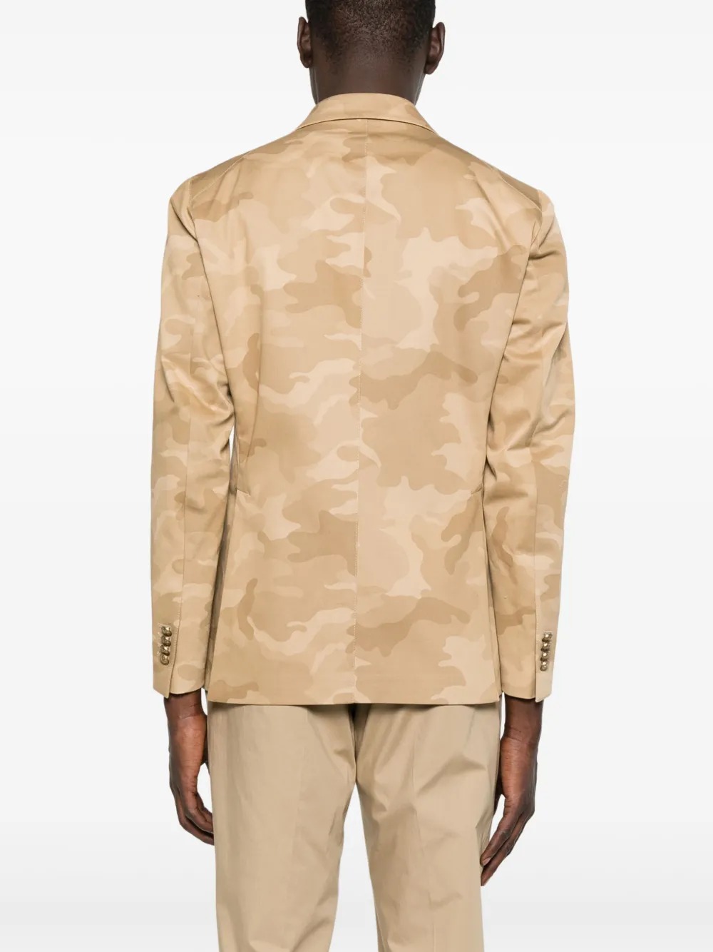 TAGLIATORE CAMOUFLAGE-PRINT BLAZER