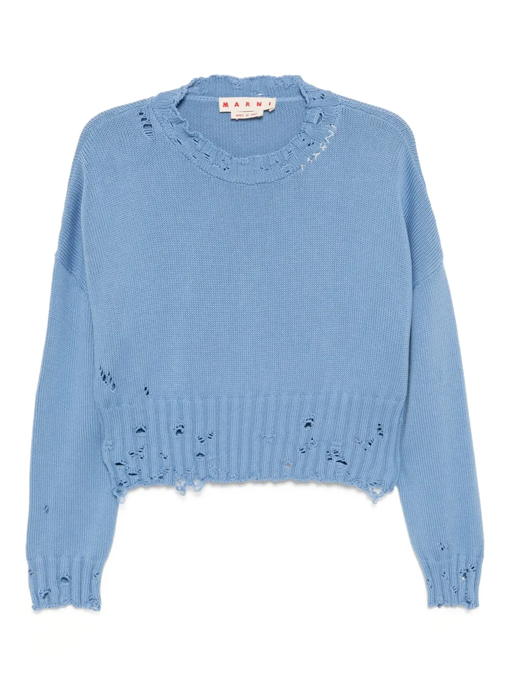 Marni suéter con efecto desaliñado | azul | Image 1