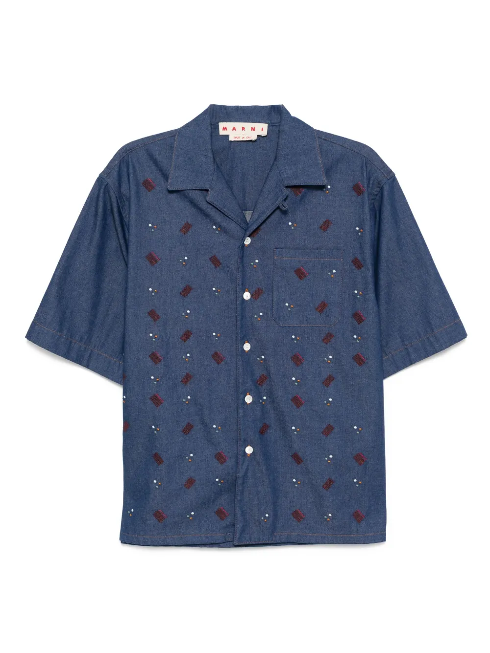 Marni エンブロイダリーシャツ | ブルー | Image 1