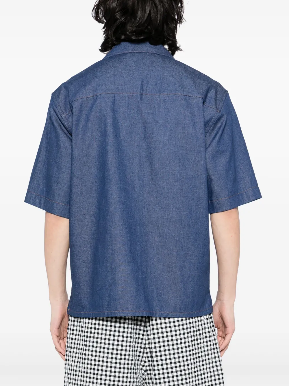 Marni Overhemd met borduurwerk Blauw