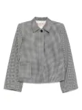 Marni gingham jacket - Black