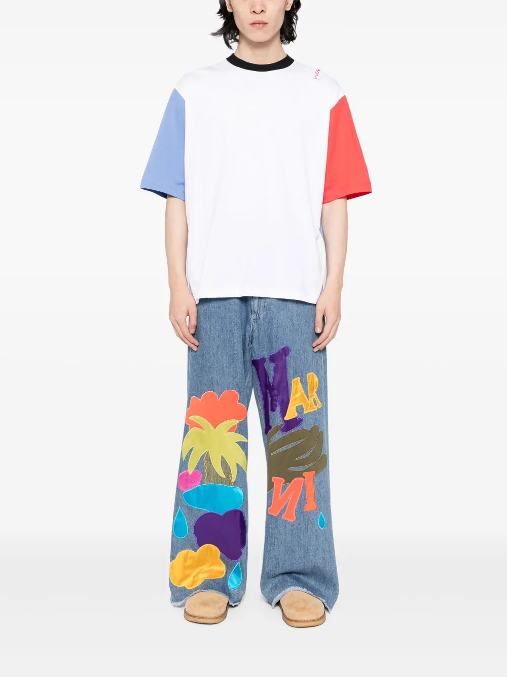 Marni T-shirt met korte mouwen - Wit
