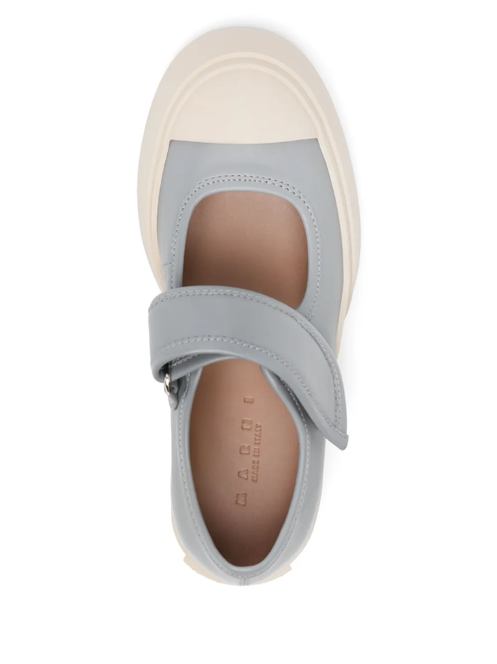 Marni leather sneakers Grey